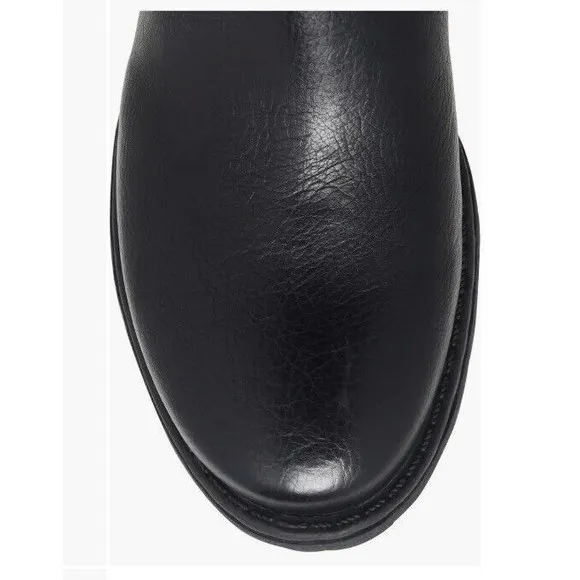 B.O.C Born Of Concept Women Black Knee High Zip Chesney Tall Boots US 6.5 EU 37