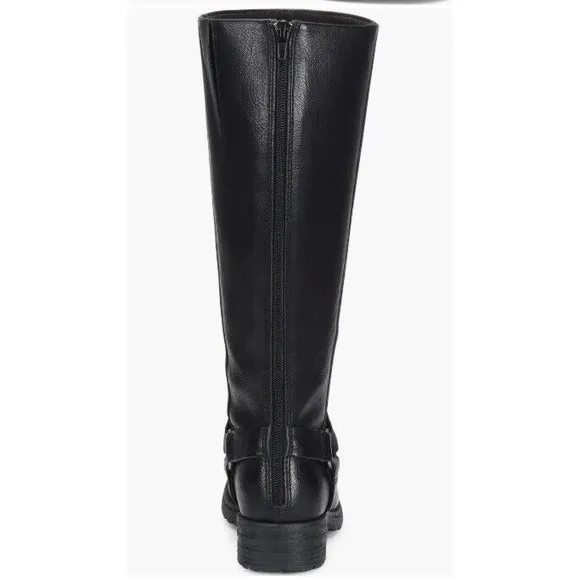 B.O.C Born Of Concept Women Black Knee High Zip Chesney Tall Boots US 6.5 EU 37