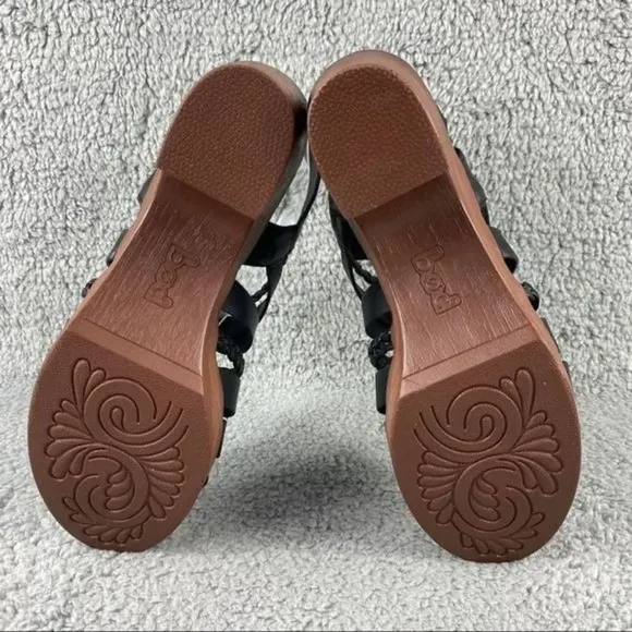 B.O.C BY BORN Garcelle Sandals Strappy Shoes Womens 10 M Clog Platform Buckle‎