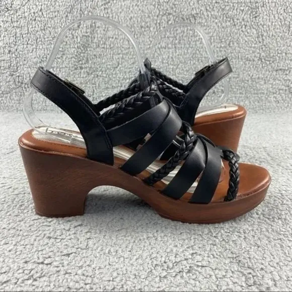 B.O.C BY BORN Garcelle Sandals Strappy Shoes Womens 10 M Clog Platform Buckle‎