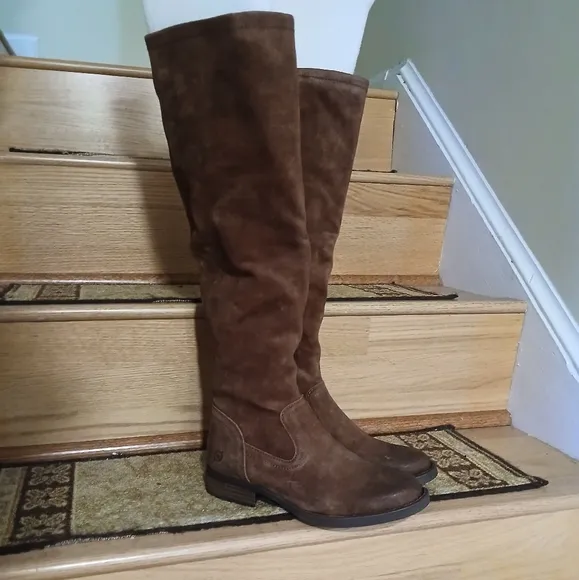 Born Britton Over The Knee Leather Tall Boots Size 6 for Wom…