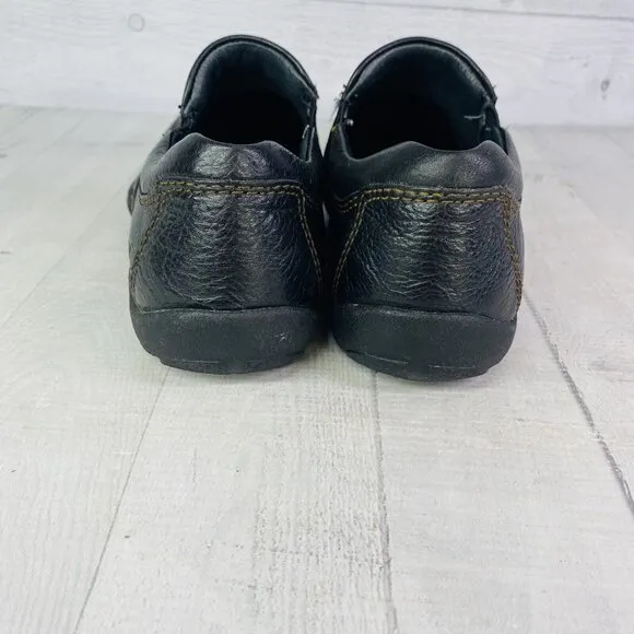 Born Hand Crafted Footwear Men's Black Leather Slip On Comfort Shoes Sz 8M EU 41