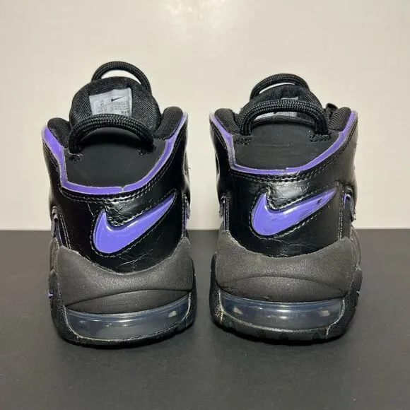 Boys NIKE Air More Uptempo Action Grape Athletic Sneakers / Size 4Y