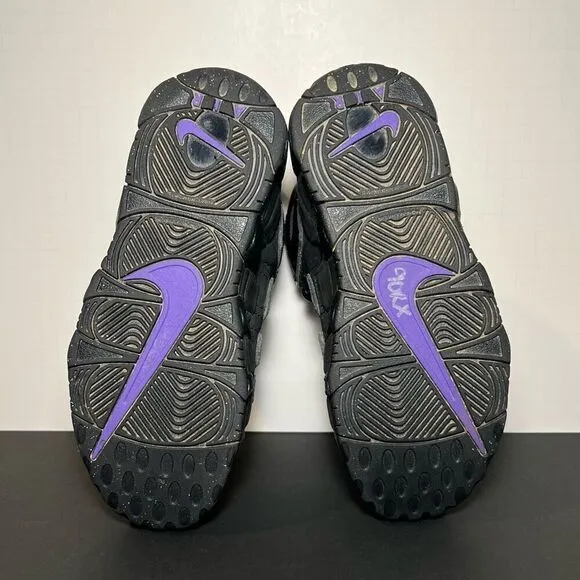 Boys NIKE Air More Uptempo Action Grape Athletic Sneakers / Size 4Y
