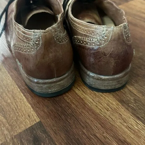 Brand New Bed Stu Brown Leather Men's Shoes