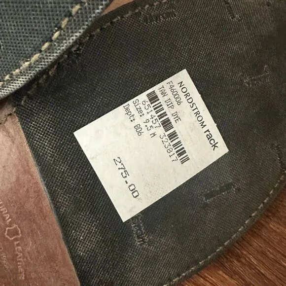 Brand New Bed Stu Brown Leather Men's Shoes