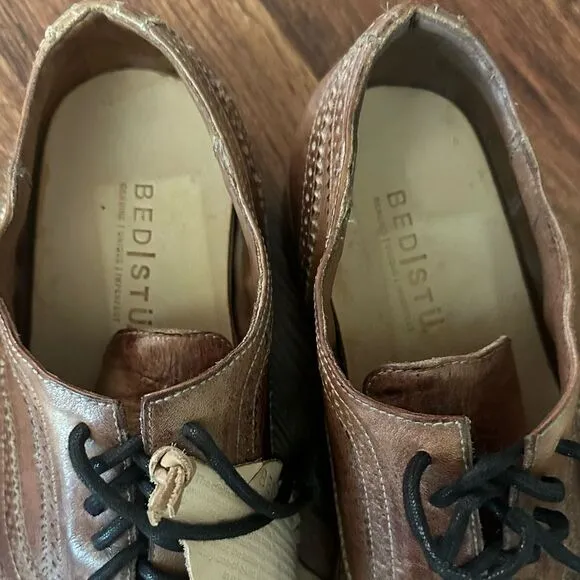 Brand New Bed Stu Brown Leather Men's Shoes