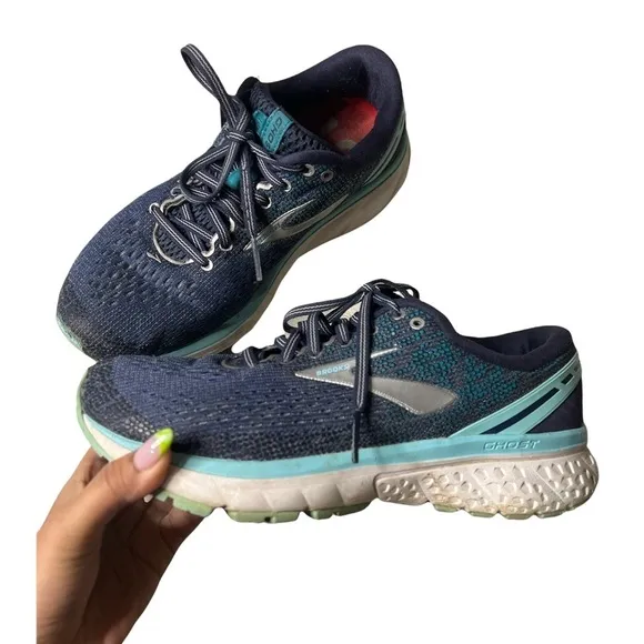 Brooks Blue Size 7.5 Women’s Ghost Lace Up Athletic Shoes