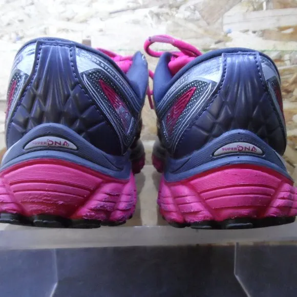 Brooks Glycerin 14 Athletic Running Shoes Sneakers- Size 9.5-pink/black