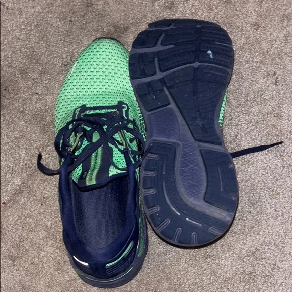 Brooks Green and Blue Running Shoes