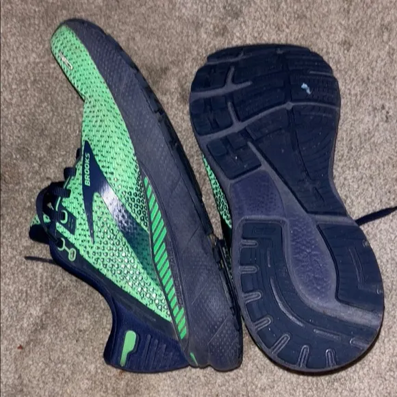 Brooks Green and Blue Running Shoes
