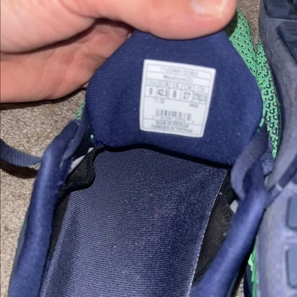 Brooks Green and Blue Running Shoes