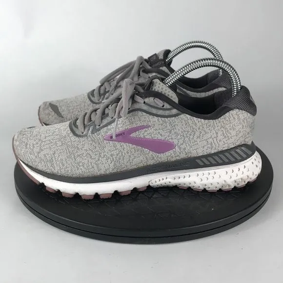 Brooks GTS 20 Gray/Purple Athletic Running Shoes 1202961B030 Women’s Size 7