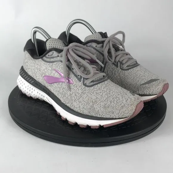 Brooks GTS 20 Gray/Purple Athletic Running Shoes 1202961B030 Women’s Size 7