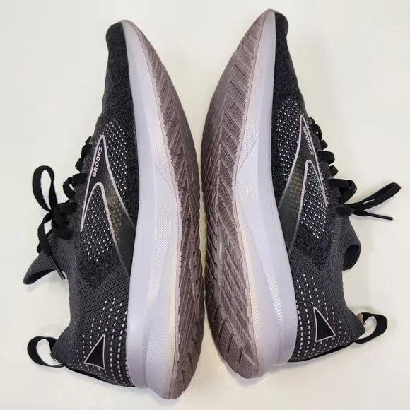 Brooks Women Levitate 5 Stealthfit Running Shoes Sneakers Size 9 M Gray Purple