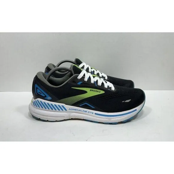 Brooks Adrenaline GTS 23 Men's Size 9 D Black Running Athletic Shoes 1103911d006