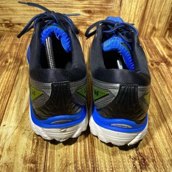 Brooks Glycerin 14 Men's Athletic Running Shoes Size 13 Blue Silver