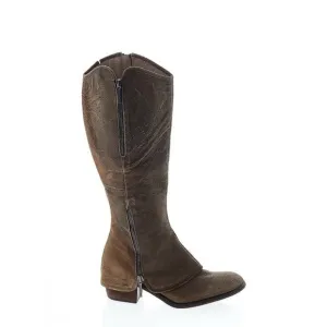 Brown Leather Knee-High Donald Pliner Boots