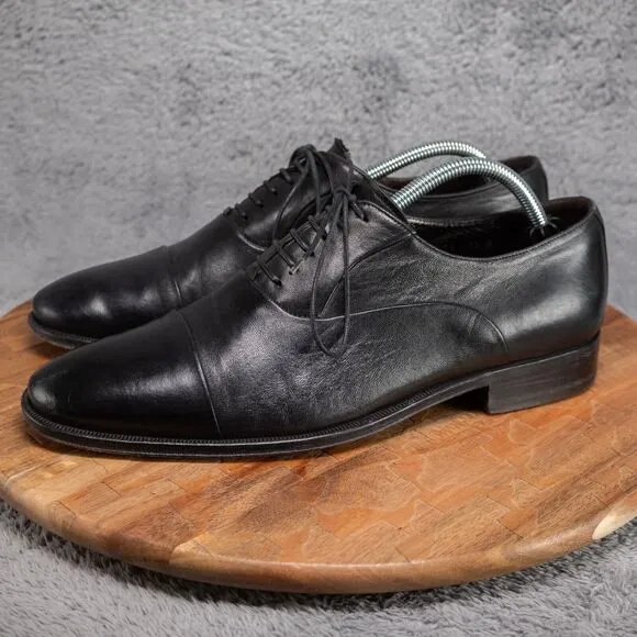 Bruno Magli Mens Maioco Nappa Leather Oxford Dress Shoe Mens Size 9.5 M
