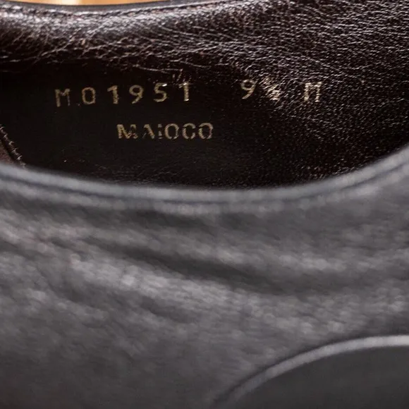 Bruno Magli Mens Maioco Nappa Leather Oxford Dress Shoe Mens Size 9.5 M