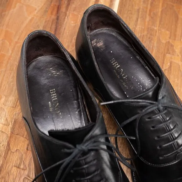 Bruno Magli Mens Maioco Nappa Leather Oxford Dress Shoe Mens Size 9.5 M