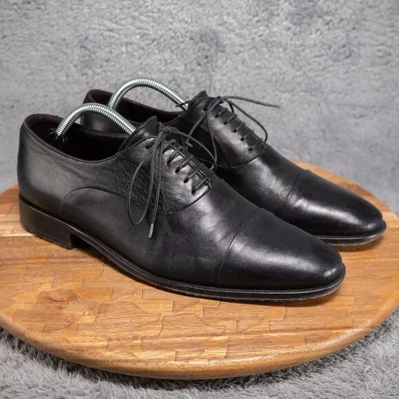 Bruno Magli Mens Maioco Nappa Leather Oxford Dress Shoe Mens Size 9.5 M