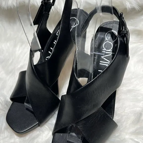 Calvin Klein Women's Myra Pump Black Size 6.5M.  B75