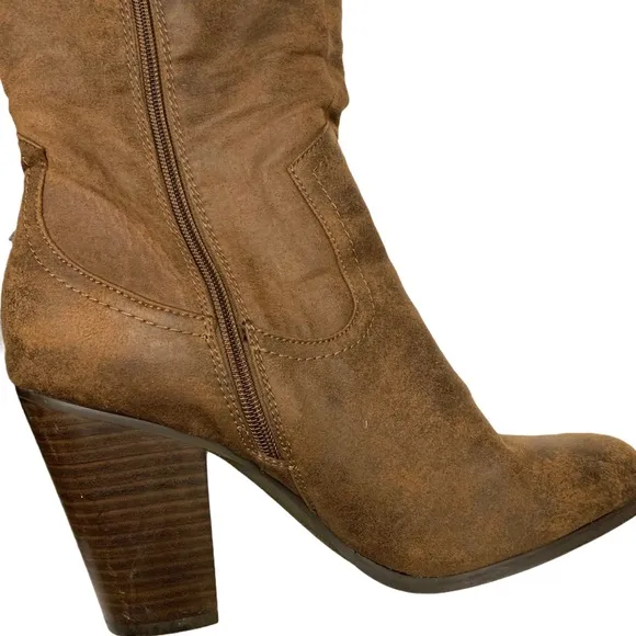Carlos Roslyn Knee High Boot With Fringe