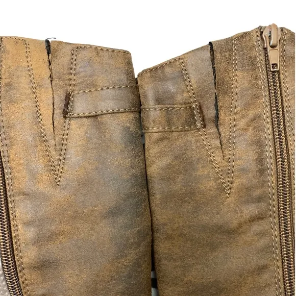 Carlos Roslyn Knee High Boot With Fringe