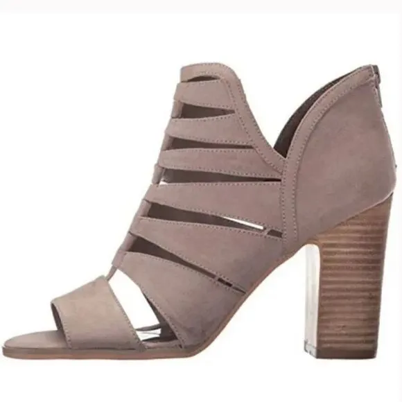 Carlos Santana Womens Solera Faux Suede Cut Out Dress Sandals Size 7