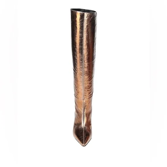CASADEI BRONZE KNEE HIGH BOOTS