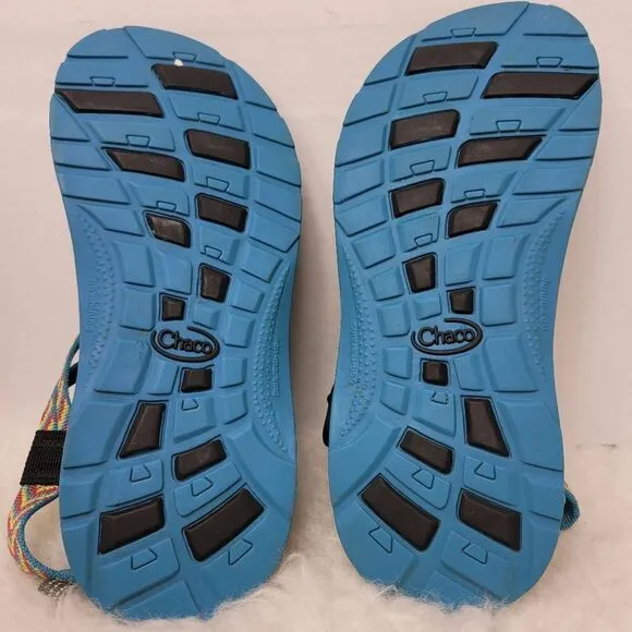 Chaco Z Cloud X2 Rainbow Strappy Hiking Beach Vibram Womens Sandals Shoes Size 6