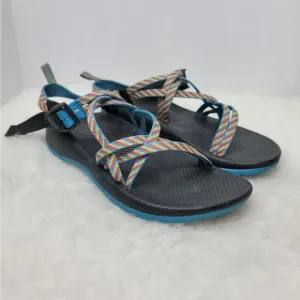 Chaco Z Cloud X2 Rainbow Strappy Hiking Beach Vibram Womens Sandals Shoes Size 6