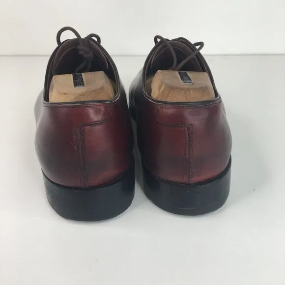 Charles Tyrwhitt MCA CHE Wholecut Burgundy Leather Oxford Dress Shoes Size 8.5