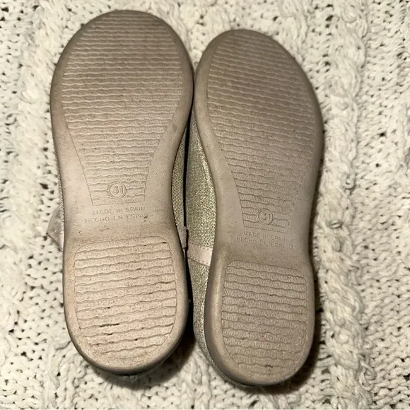 Childrenchic Cassie Mary Jane Sparkly Gold Dress Shoes EU 31/US 13.5