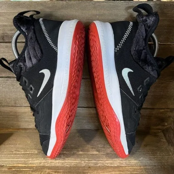 Childrens Big Kids‎ Nike PG 3 Velour Bred Athletic Basketball Shoes Size 5.5 Y