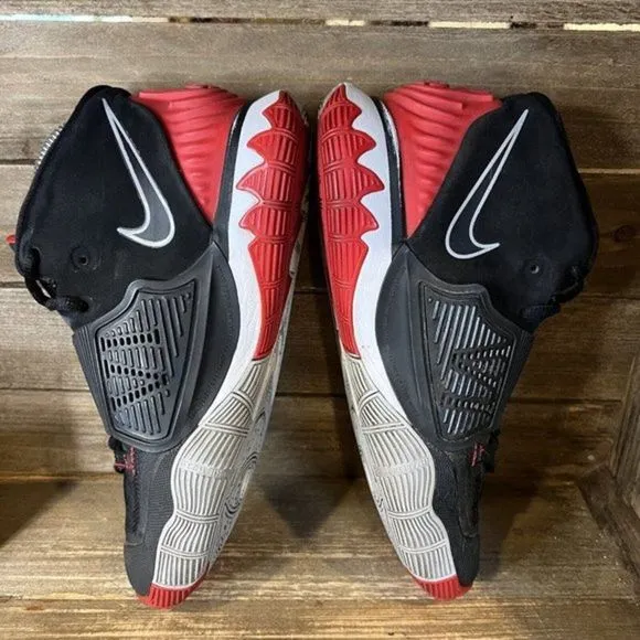 Childrens Kids Nike Kyrie 6 Bred Athletic Basketball Shoes Sneakers Size 6 Y GUC