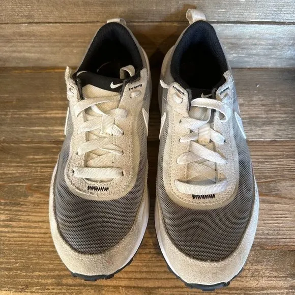 Childrens Nike Kids‎ Waffle One Ivory Athletic Running Shoes Sneakers Size 2.5 Y