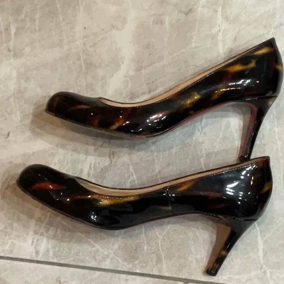 Christian Louboutin Patent Tortoise Pumps