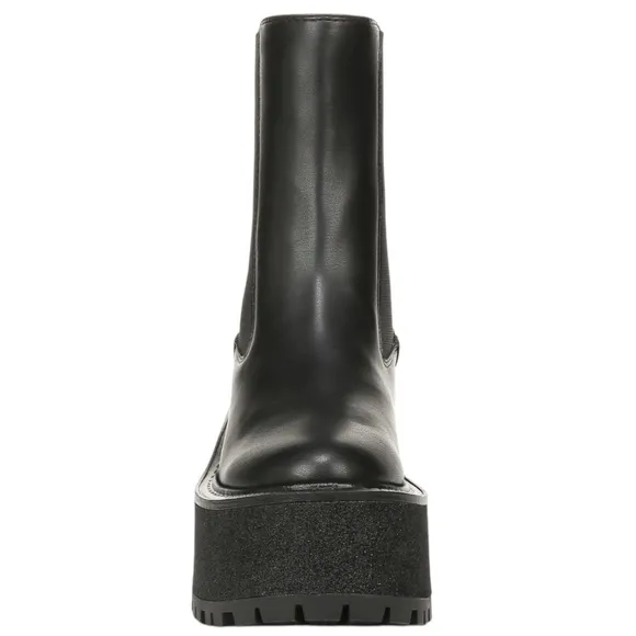 Circus by Sam Edelman Womens Susan Faux Leather Chunky Chelsea Boots 7.5 Medium