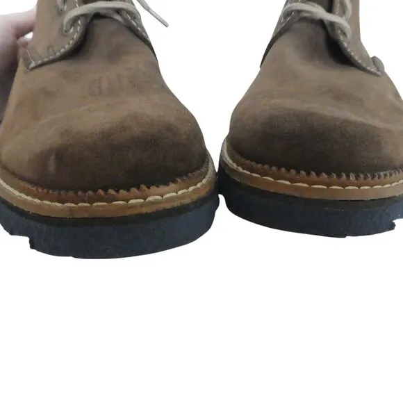Clarks Frelan Walk Brown Suede Lace Up Casual Oxford Shoes Mens 13