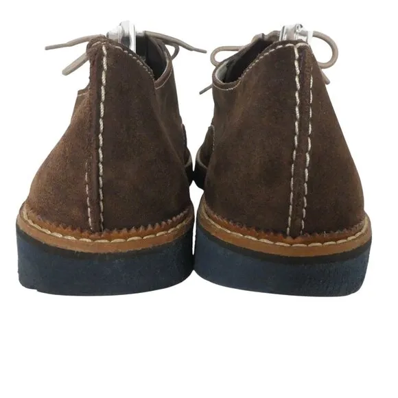 Clarks Frelan Walk Brown Suede Lace Up Casual Oxford Shoes Mens 13