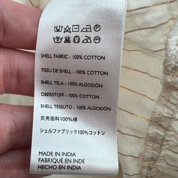 Cleobella Orson Midi Dress Ivory Sz M