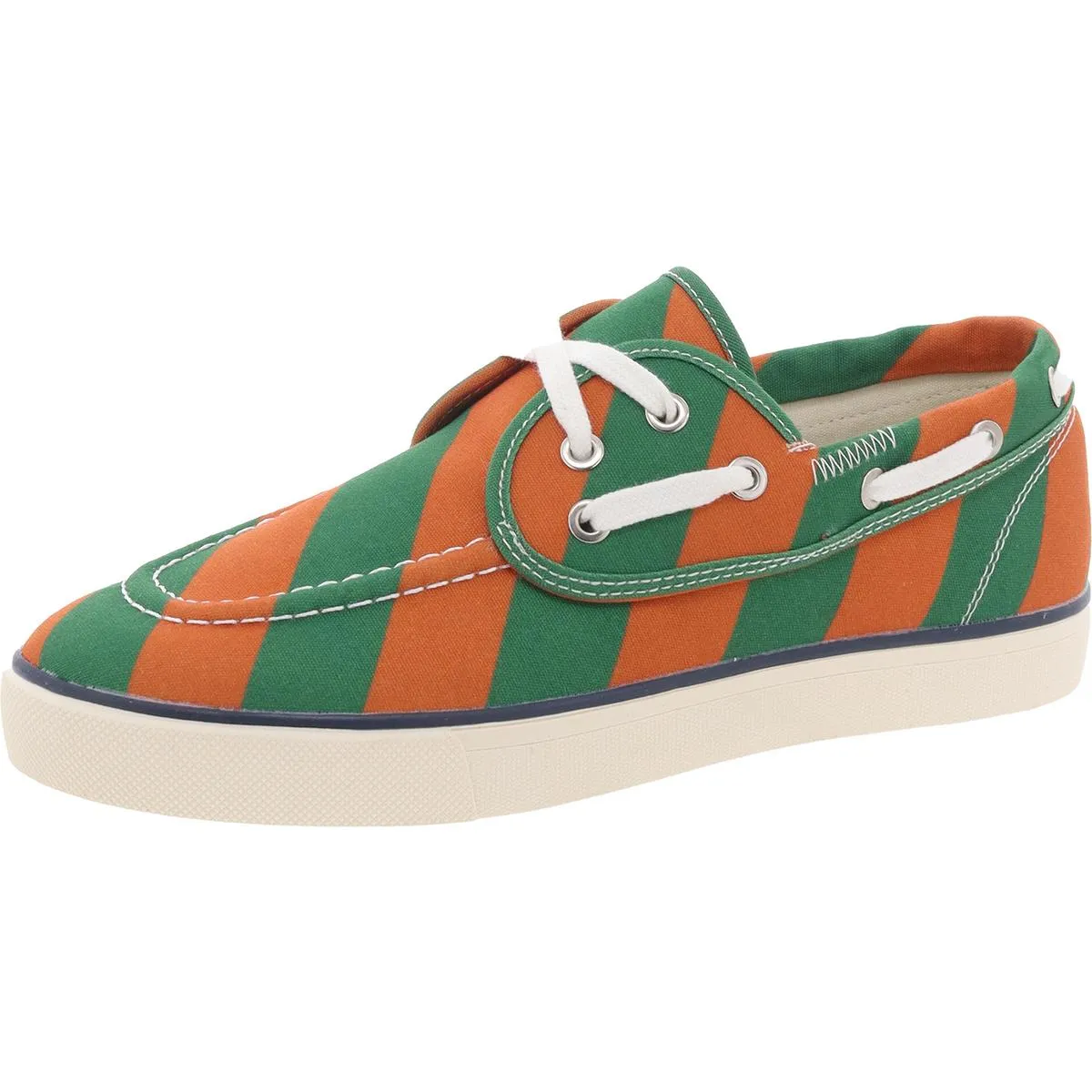 Club Room Womens Cushioned Footbed Canvas Loafers