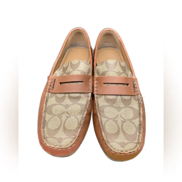 COACH Brown Men's Loafer Shoes Size 8