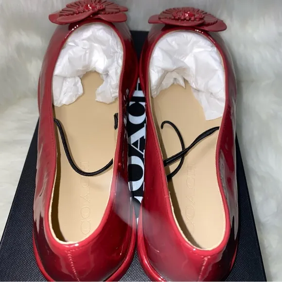 Coach ELAINA BALLET size 10 woman shoes