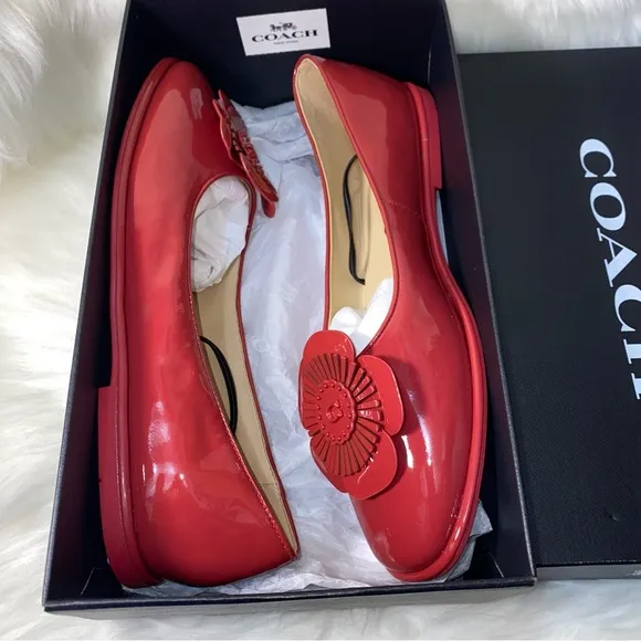 Coach ELAINA BALLET size 10 woman shoes