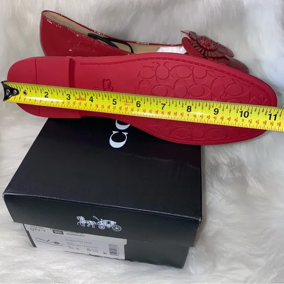 Coach ELAINA BALLET size 10 woman shoes