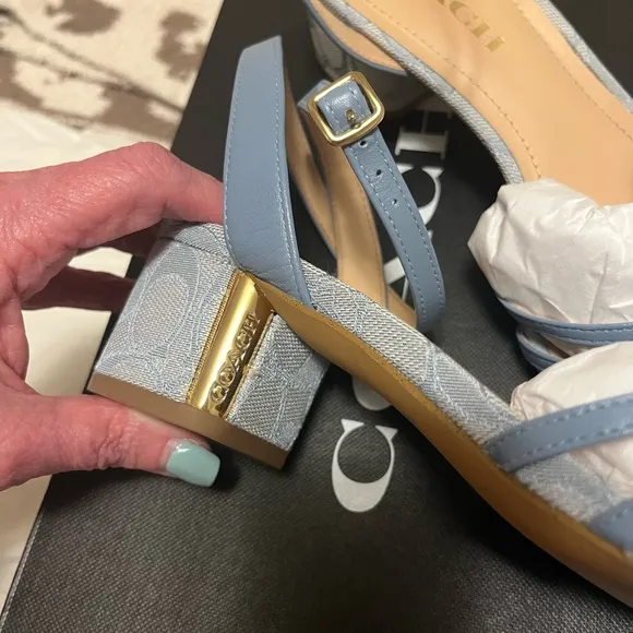 Coach Elouise Sandals (Azure)