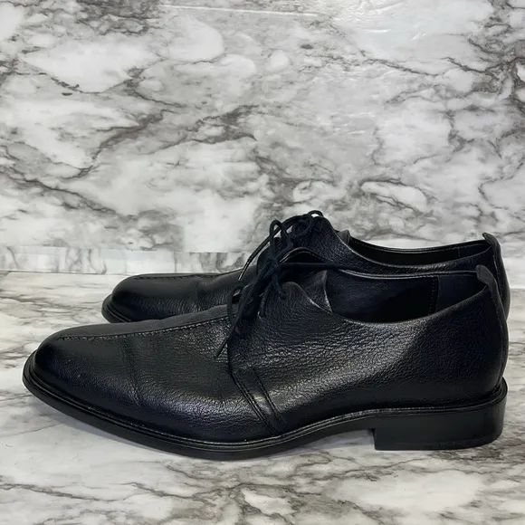 Cole Haan Becket Leather Oxford Dress Shoes Black Mens Size 8.5